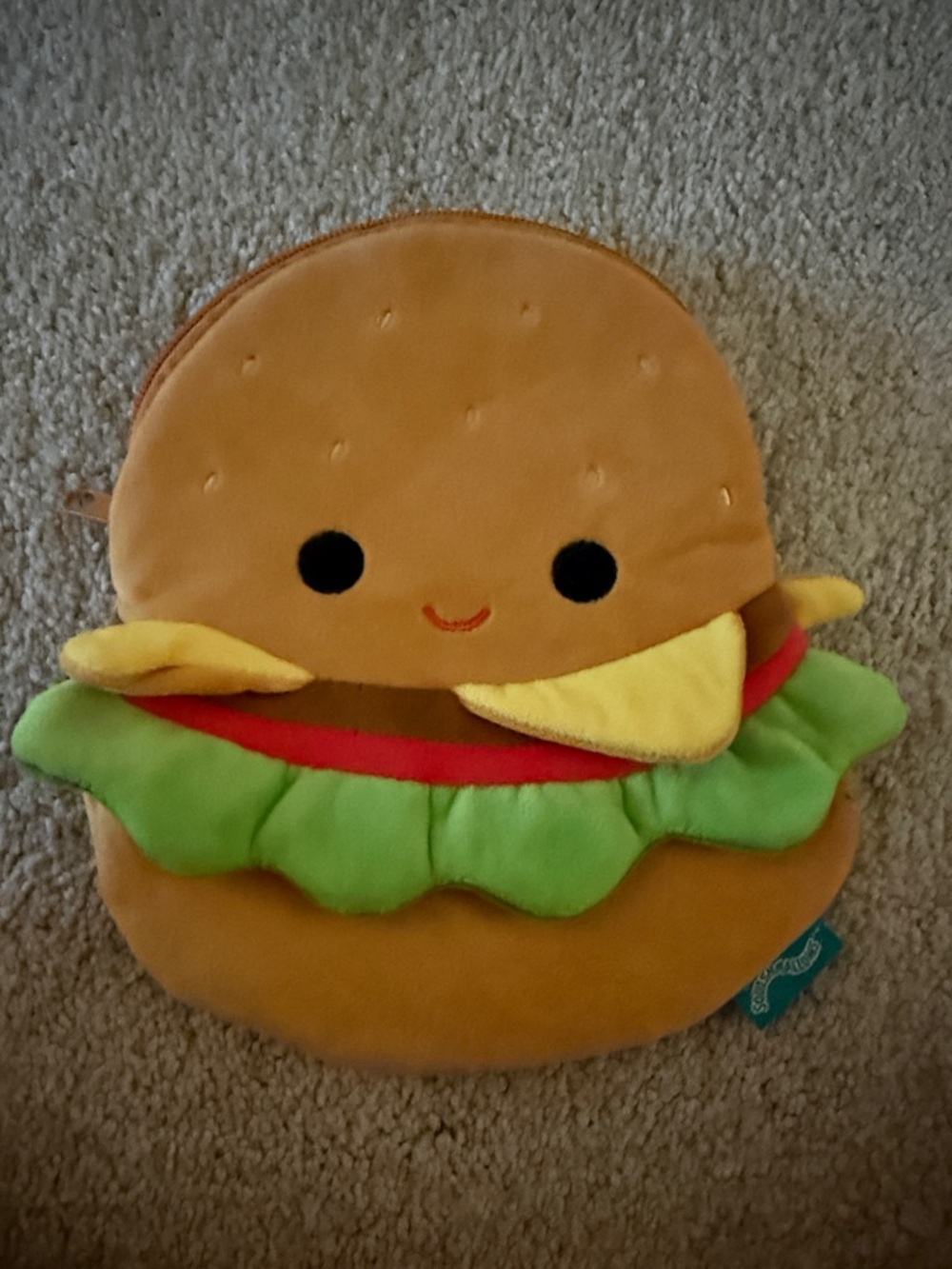 Squishmallow cheese burger pencil case